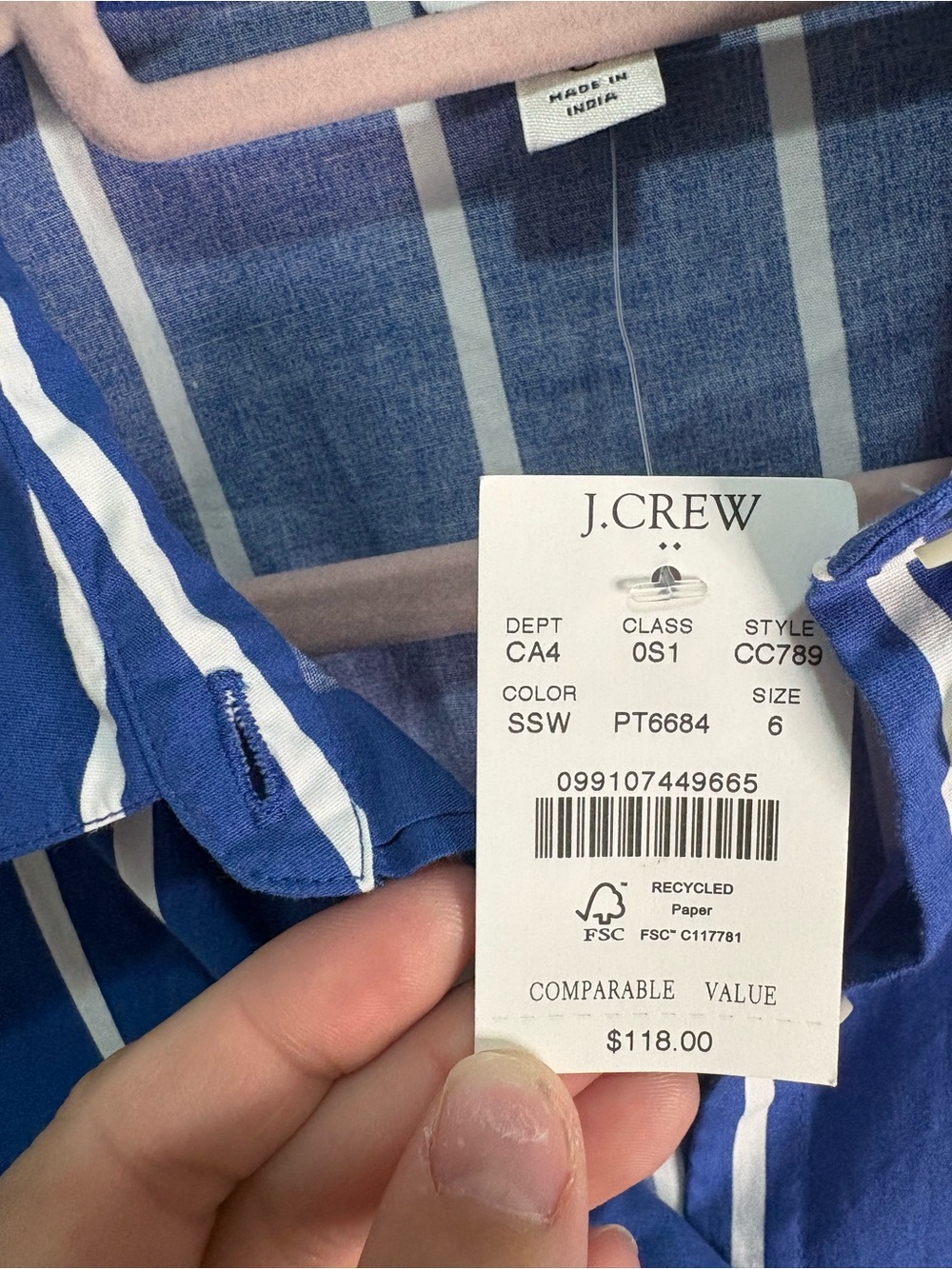 J.Crew Short-sleeve tie-waist mini dress - Picture 5 of 7